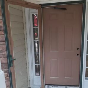 Entry Door Painting in Lawrenceville, GA (1)